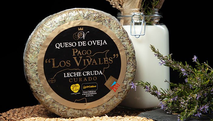 Queso Curado al Romero Pago Los Vivales Ibéricos Vemosa