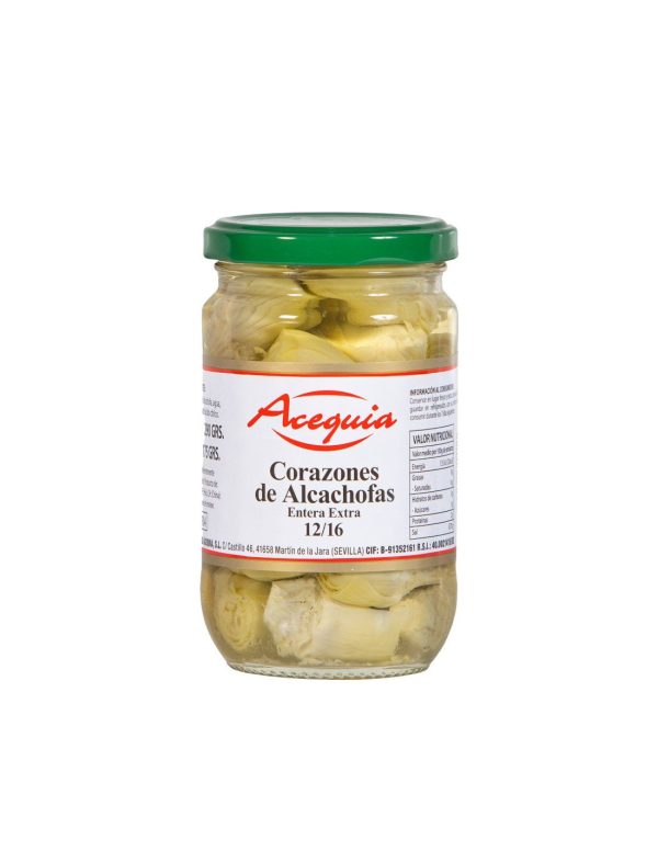 Corazones de Alcachofas Enteras 12/16 Frutos