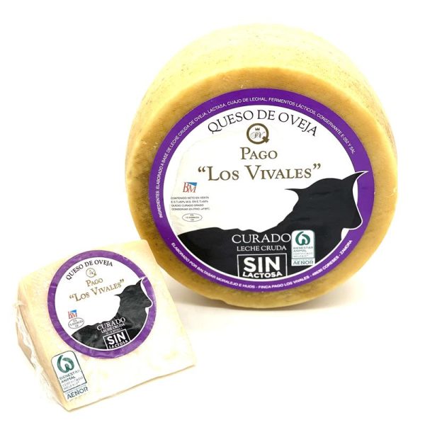 Queso Sin Lactosa Curado de Oveja Pago Los Vivales