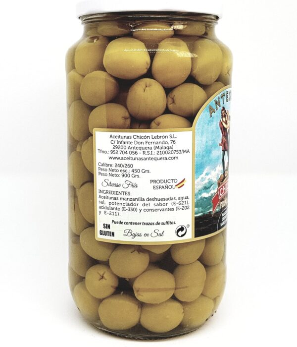 ACEITUNAS MANZANILLA DESHUESADA SABOR ANCHOA 3