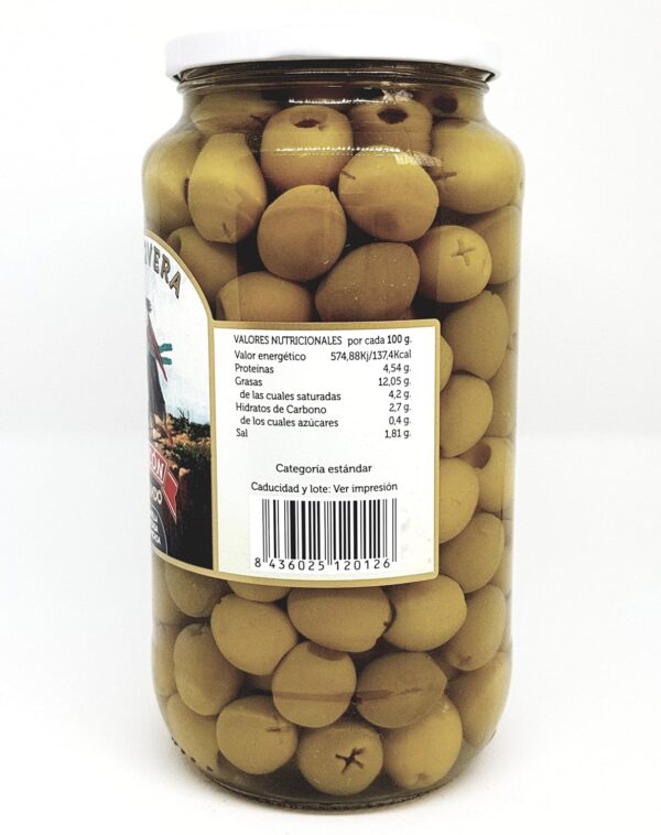 ACEITUNAS MANZANILLA DESHUESADA SABOR ANCHOA 2