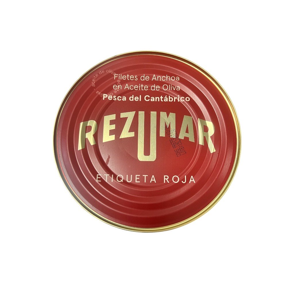 Anchoas del Cantábrico Rezumar Etiqueta Roja en Aceite de Oliva 1