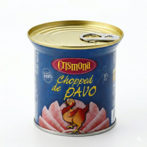 Chopped de Pavo Crismona: Calidad Tradicional en Lata 300g 1