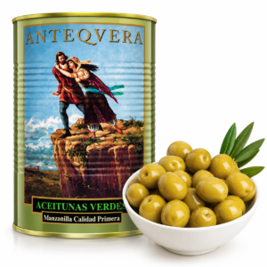 Aceitunas Verdes Manzanilla Sabor Anchoa Chicón (Lata)